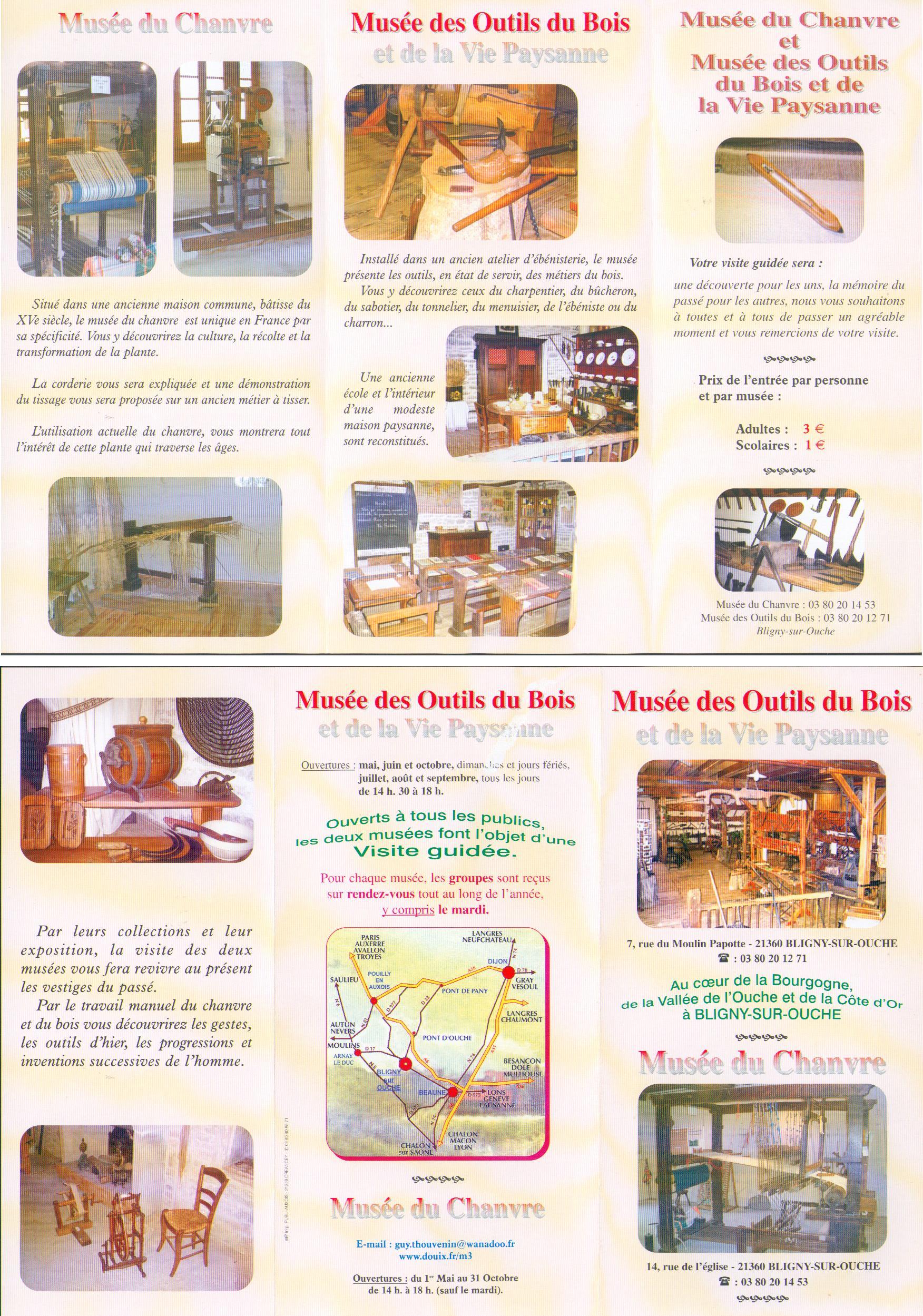 musée du chanvre, musée des outils du bois